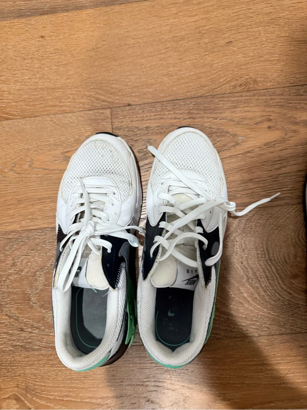 Nike Kids White & Mint Green Air Max Sneaker